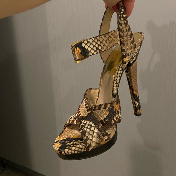 Michael Kors Jetset 6 special edition Python high heel - Picture 4 of 7